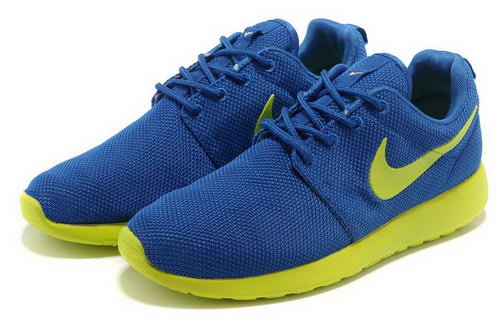 Mens Nike Roshe Run Blue Apple Green Czech